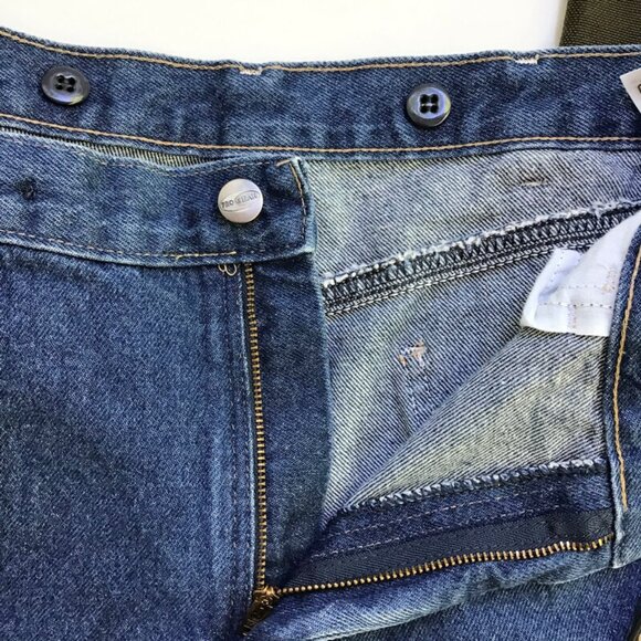 Wrangler ProGear Jeans Upland Pant Mens 38x32 Blue Cotton Denim Action Gusset - Picture 4 of 10